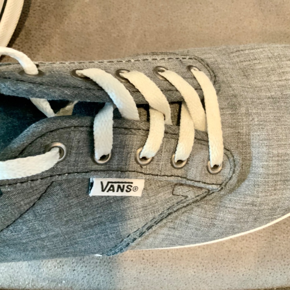 Vans Low Top Canvas Sneakers / Sz 7.5 - Picture 3 of 7